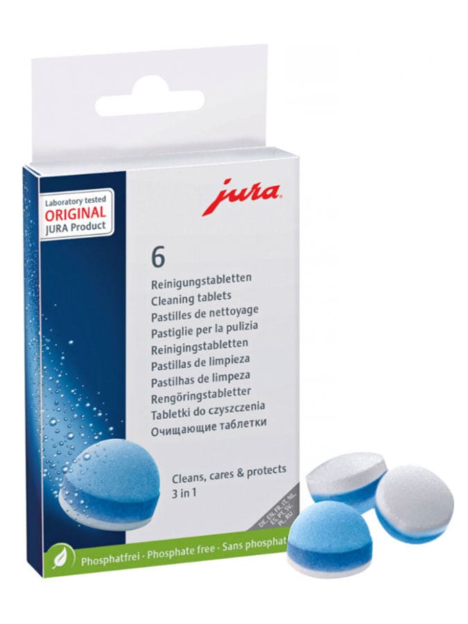 Jura 3-PHASE Cleaning Tablets (6 Pack)