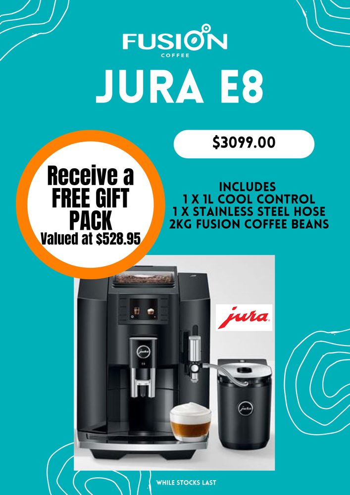 JURA E8 - Piano Black / Piano White