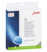 JURA 3in1 cleaning tablets - 25 tablet blister pack